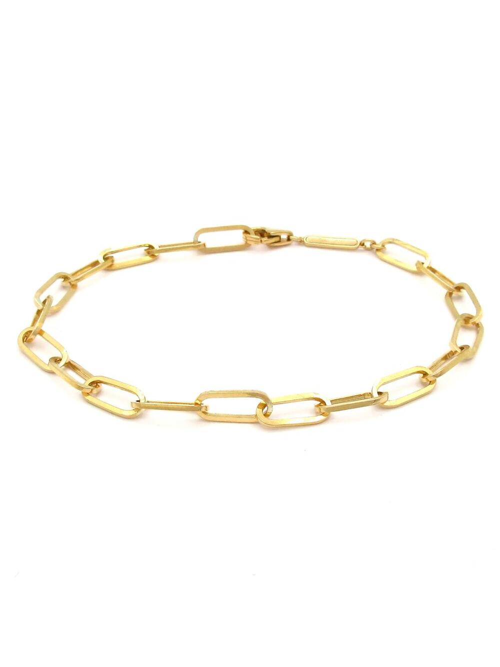 Star Jewelry Link Chain Bracelet 18K #373152S12B